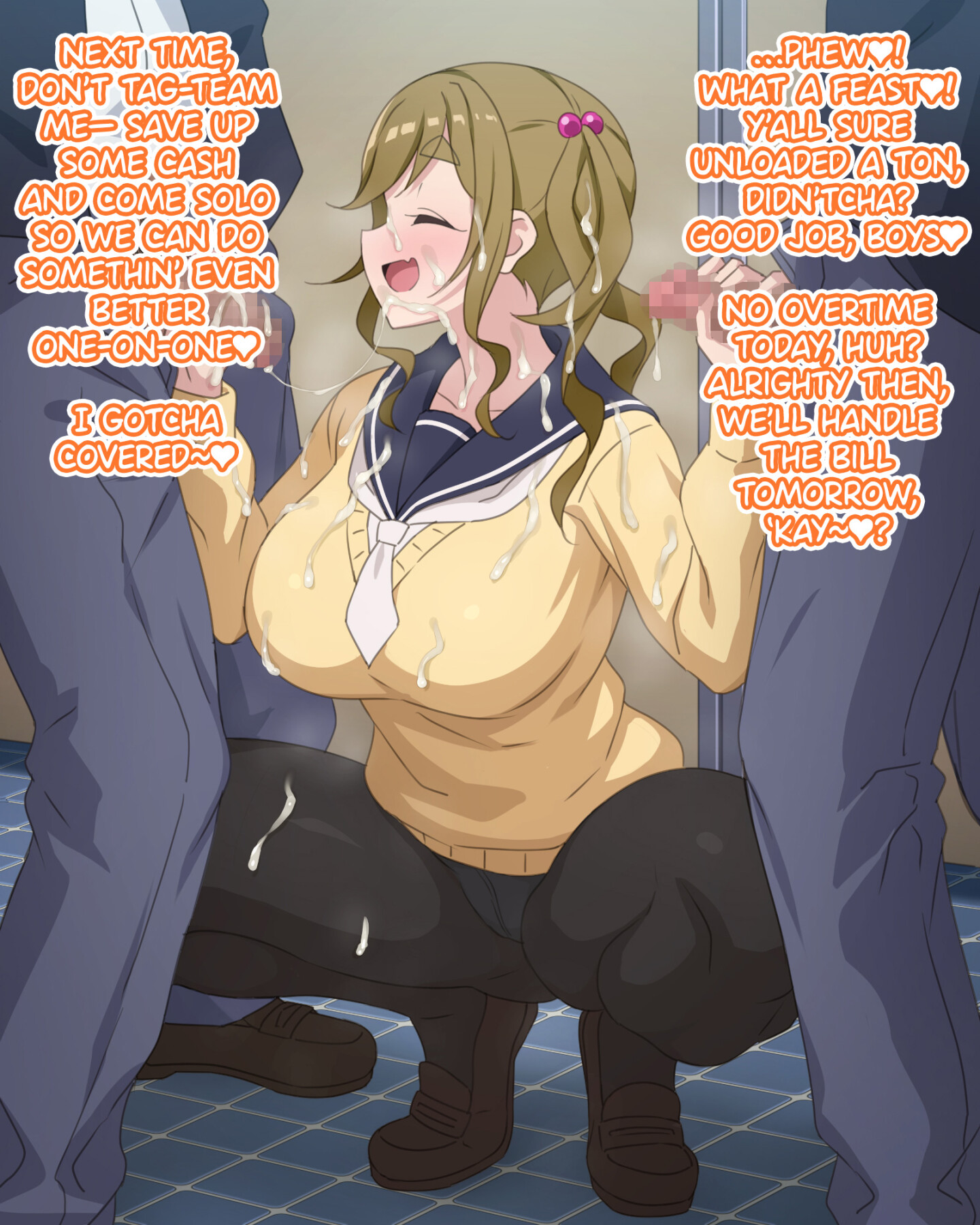 Hentai Manga Comic-Inuyama-san in the men's restroom.-Read-7